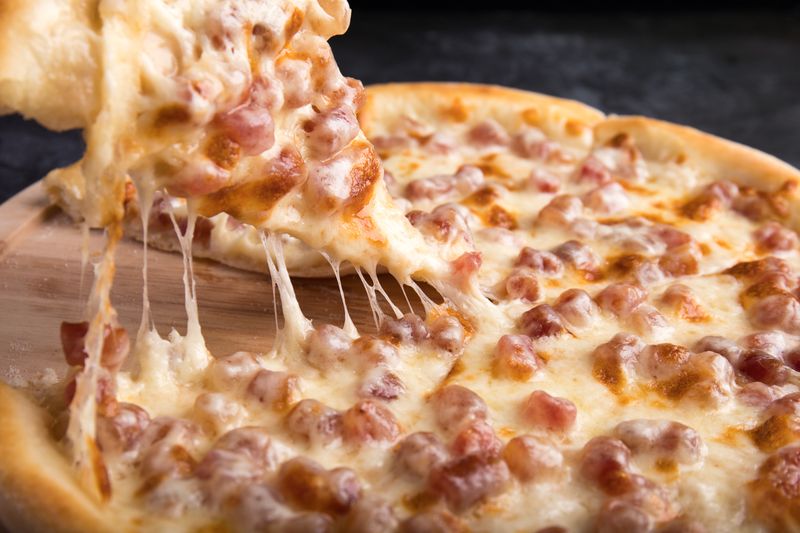 Four Cheese pizza with blend of premium cheeses