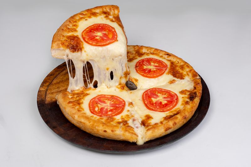 Spicy Diablo pizza with fiery toppings
